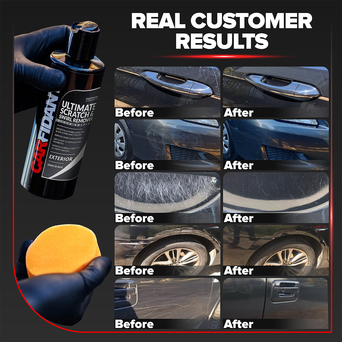Black Car Scratch Remover - Ultimate Scratch And Swirl Remover For
