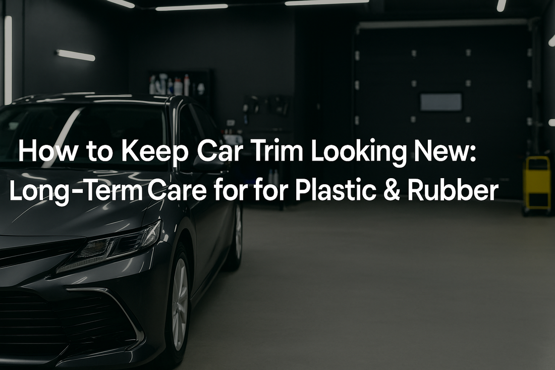 How to Keep Car Trim Looking New: Long-Term Care Tips for Plastic & Rubber Surfaces