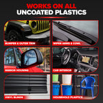 Carfidant Trim & Plastic Restorer - Restores Faded and Dull Plastic, Rubber, Vinyl Back to Black! - Carfidant