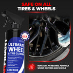 Carfidant Ultimate Wheel Cleaner Spray - Premium Rim & Tire Cleaner - Safe for all wheels and rims! - Removes Brake Dust! - Carfidant