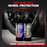 Carfidant Ultimate Tire Shine Spray - Tire Dressing & Protectant Kit - Dark, Wet Looking Wheels with No Grease and No Sling! - Carfidant