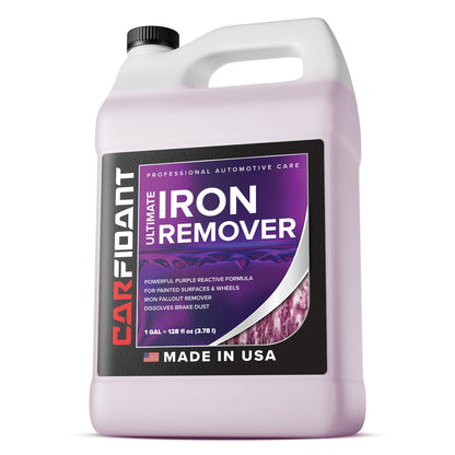 Iron Remover Car Detailing – Iron Decon Spray, Pulls Out Brake Dust, Rust & Fallout - Contaminant Removal for Car Paint & Wheels, pH Neutral Formula