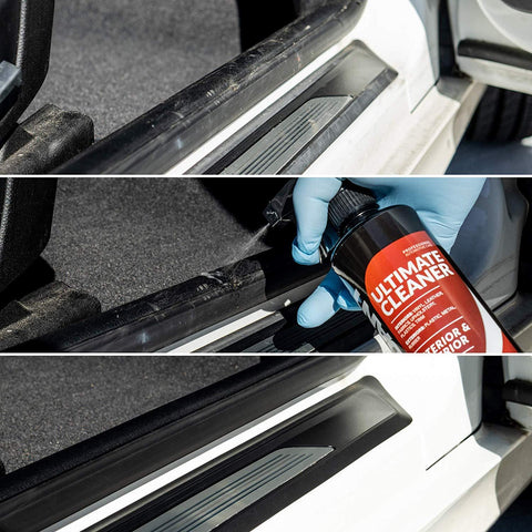 Carfidant Ultimate Car Interior Cleaner - Auto Detailing for  Leather, Fabric, Vinyl - Stain Remover and Upholstery Cleaner, All-Purpose  Dashboard and Seat Cleaner, 18oz + Microfiber Towel : Automotive